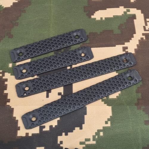 RS CNC Style Handguard Rail Cover for M-lok Keymod Picatinny Rail System Softair Hunting Accessories