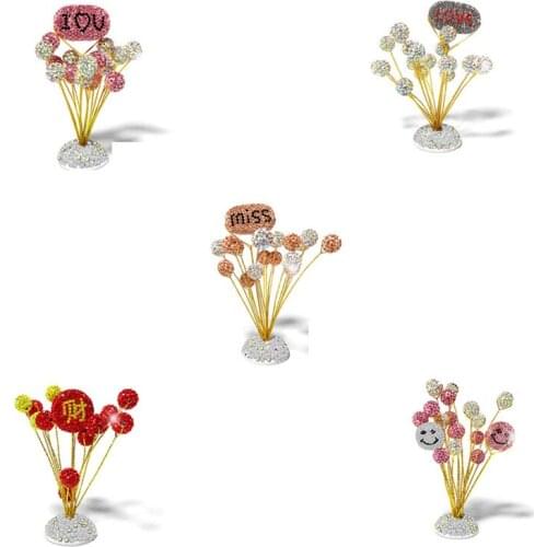 Diamond Balloon Car Decoration Car Ornaments Interior Dashboard Decoration car accessories Birthday Gift Home Decoration