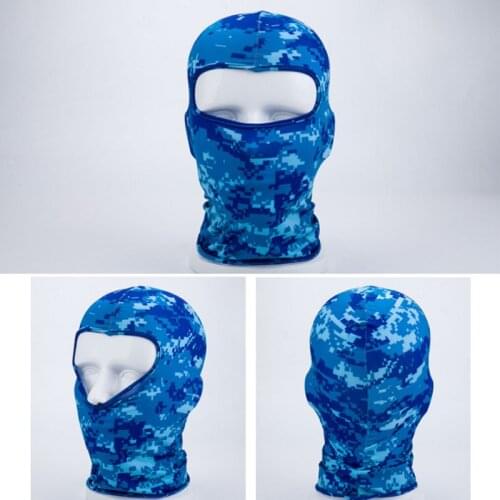 Tactical Camouflage Balaclava Full Face Mask CS Wargame Army Hunting Cycling Sports Helmet Liner Cap Military Multicam CP Scarf