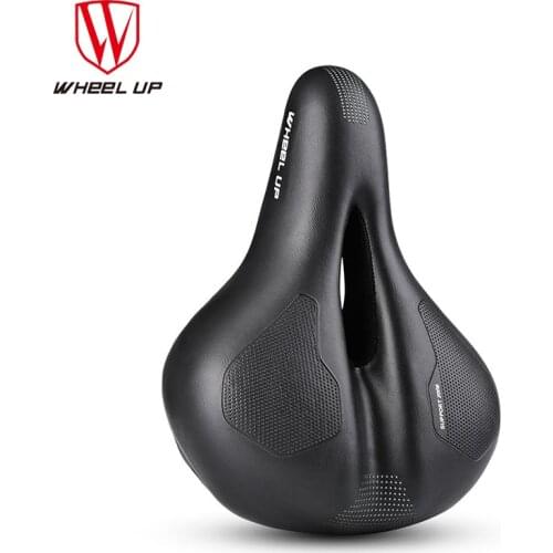 WHEEL UP Mountain Bike Bicycle Saddle Comfortable Shock Breathable Cushion Saddle Male Female Bicycle Saddle Cushion Accessories