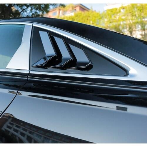 Fit for Audi 19 A6L louver rear modification shark gill C8 special triangle window trim strip