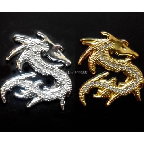 Dragon Metal Car Emblem badge, Metal Car Badge, car styling metal emblem, with double side adhesive