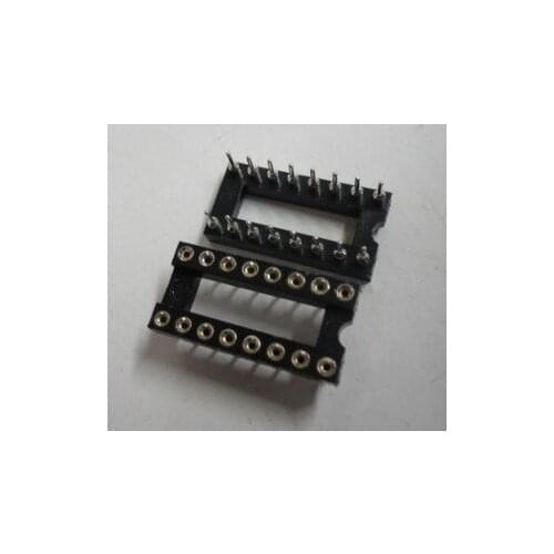 10pcs 14 Pin 2.54mm DIP SIP Round IC Sockets Adaptor Solder Type