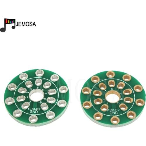 10PCS Converted Board PCB Board Adapter Circuit Board For CMC EIZZ 9 Pins Tube Socket Amplifier DIY HIFI Audio Vintage Tube