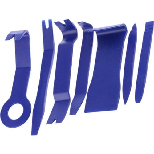 7pcs Hard Plastic Door Clip Panel Trim Dashboard Removal Opening Tool Set DIY Car Repair Tool Kit Auto Car Radio Panel Interior