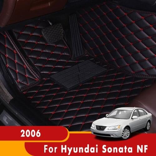 For Hyundai Sonata NF 2006 Car Floor Mats Auto Accessories Car Carpet Rugs Interior Cover Pedal Custom Foot Mat