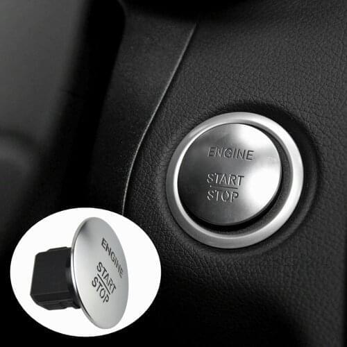 Keyless Go Start Stop Push Button Engine Ignition Switch 2215450714 Silver For Mercedes-Benz W164 W205 Car styling