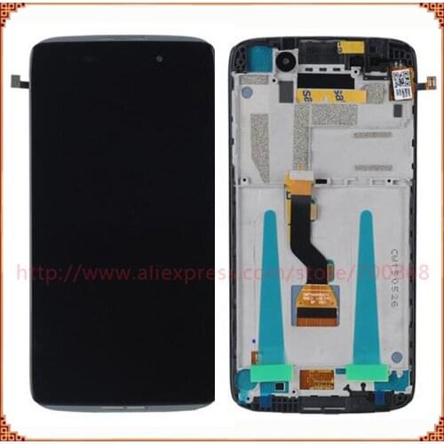 For Alcatel One Touch Idol 3 OT6039 6039 LCD Display + Touch Screen Digitizer Assembly For OT6039 lcd with frame