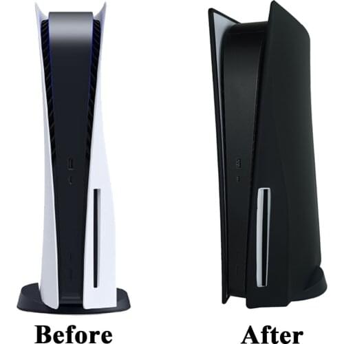 For Ps5 Digital version disc Game Machine Dust Waterproof Protective Silicone Cover Host Controller Panel Skin Case Accessories