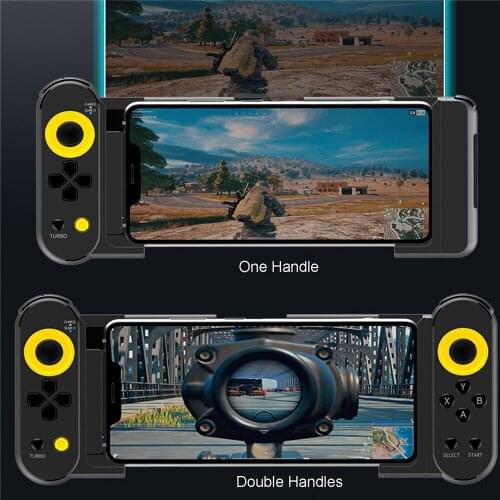 For PUBG Mobile Game Controller Portable Bluetooth Gamepad Joystick Extendable Gamepads for iOS/Android Phone Tablet Plug & Play