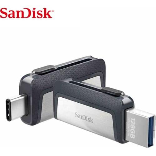 SanDisk Type-C USB Flash Drive USB3.1 Dual OTG USB SDDDC2 PenDrive 128GB 64GB 32G 16GB Pen Drive for XIaomi5 HuaweiP9 smartphone