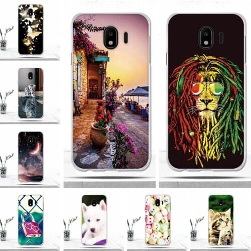 Fundas For Samsung Galaxy J4 2018 J400 Case Cover Luxury Soft TPU Silicon Phone Case for Samsung J4 2018 J400 EU Cover Bags Capa
