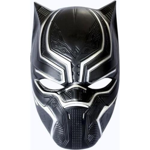 Halloween Crazy PVC Black Mask Super Hero Mask Costumes