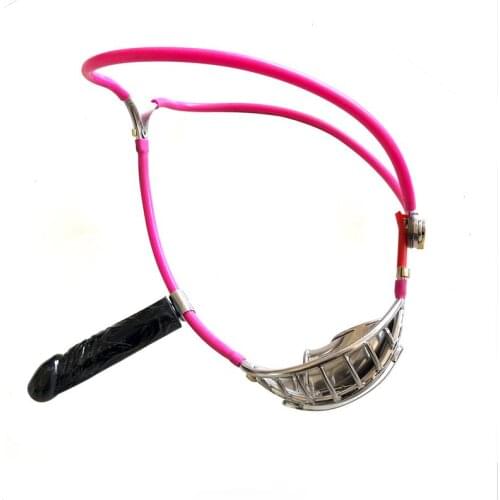 Stainless Steel Male Chastity Belt Invisible Chastity Device Adjustable Cbt Toys Penis Bondage Lock With Anal Plug Penis Dildo