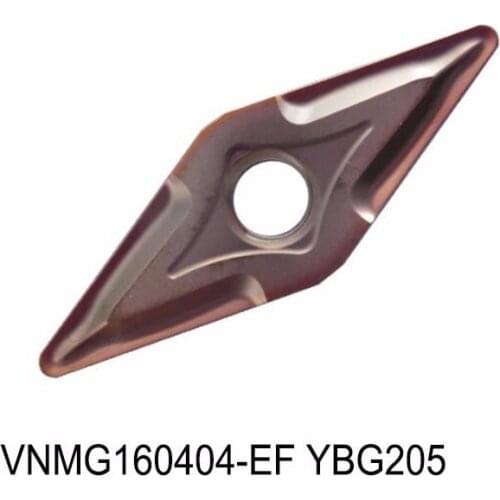 Original VNMG160404-EF VNMG160404-EF YBG205 Carbide Inserts VNMG 160404 160404 YBG205 Turning Tool Lathe Tools toczenie CNC