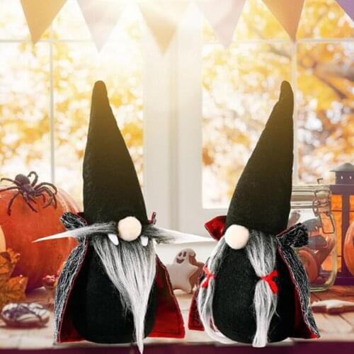 Halloween Gnome Plush Faceless Doll Soft Real Life Plush Dolls Swedish Gnome Decoration Tomte Doll Halloween