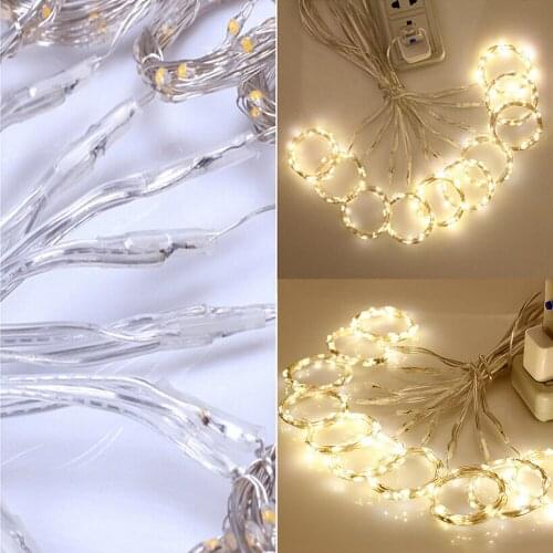 3x3 M 300 LED Curtain Light Christmas Light String Waterproof USB Remote Control Copper Wire Fairy Light Outdoor Economical