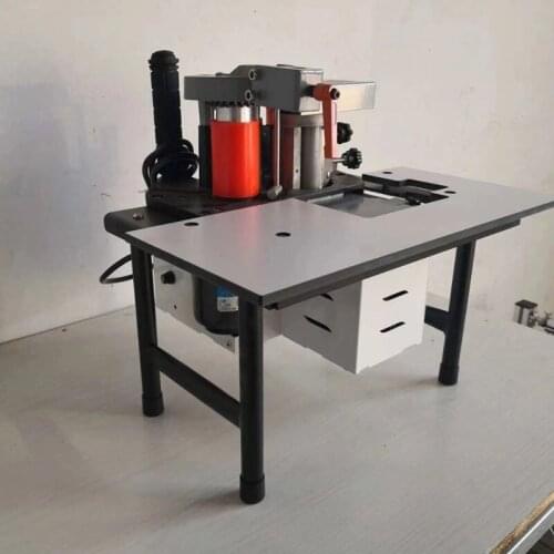 Manual edge banding machine portable edge banding machine woodworking edge banding machine double-sided adhesive