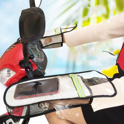 Mesh Handlebar Mitts Sunscreen Summer Mountain Bike Handlebar Mittens Windproof & Waterproof MTB Bicycle Bar Covers