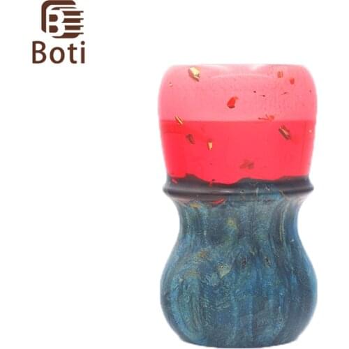 Boti Brush-Whole Shaving Brush Stable Wood Handle Blue Red Color High Quality Mens Beard Cleaning Tool Professional Shaving Kit