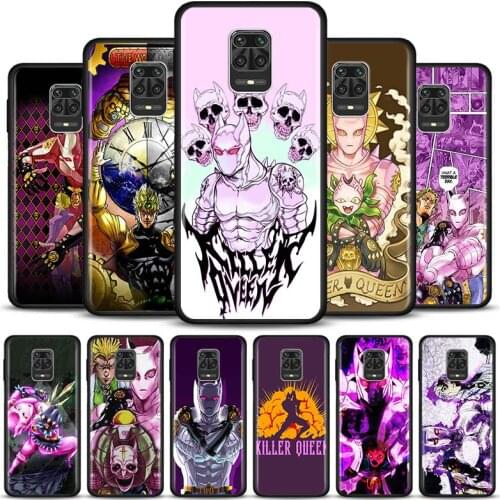 Cover for Xiaomi Redmi Note 9 9s 8T 8 Pro 7 Case for REDMI 8A 9A 9C 9T 9i Power Silicone Capa Soft Back Anime JoJo Killer Queen