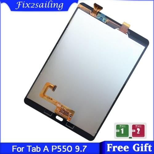 9.7'' Lcd Display Assembly Replacement For Samsung Galaxy Tab A 9.7 SM-P550 SM-P555 P550 P555 Touch Screen Digitizer lcd panel