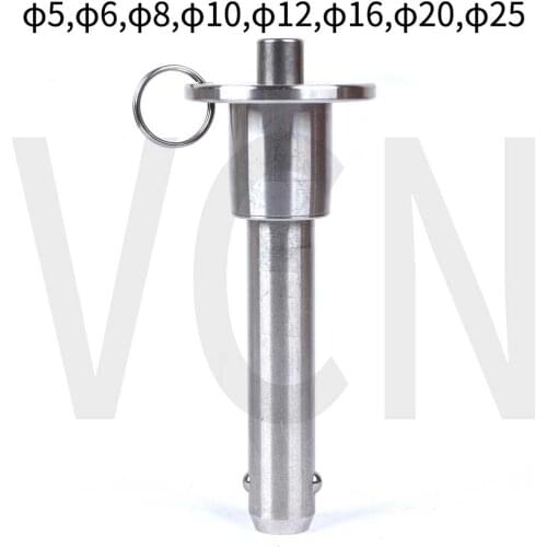 VCN110-25 Ball Lock Pin, Quick Release Pins. Pull Pin. Stainless Steel Pin ,Handle ,Button,Balls Spring In Stock