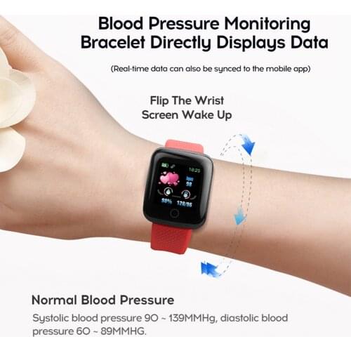 Waterproof Smart watch kids 116plus SmartWatch Heart Rate Tracker Men Sport Wristwatch for IOS Android i7s Bluetooth earbuds