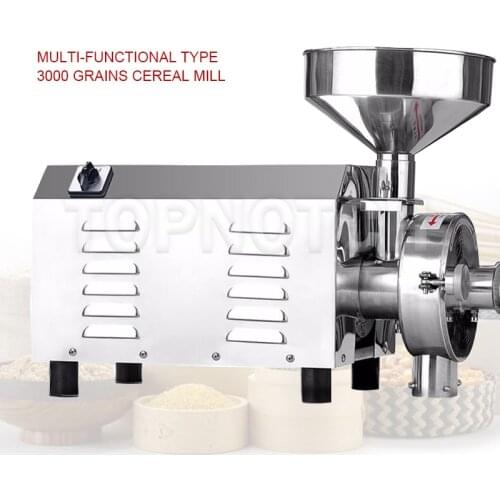 Grains Spices Hebals Cereals Coffee Dry Food Grinder Mill Grinding Machine Gristmill Home Flour Powder Crusher