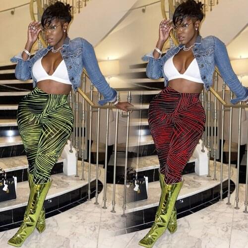 Women Ladies Casual Striped Long Pants Army Cargo Jogger Military Fashion Combat Sweatpants Sports Harem Trouser New 2021