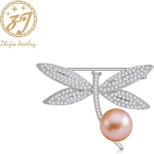 Zhijia Jewelry Dragonfly Brooches For Clothes