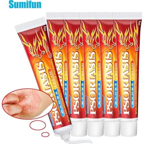 3Pcs Sumifun Psoriasis Antipruritic Cream 20G Pruritus Eczema Dermatitis Ointment Antibacterial Anti-Itch Herbal Medical Plaster