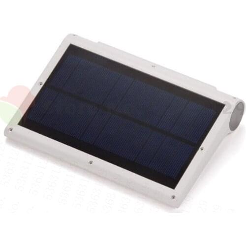 42 LED Black/White Waterproof Solar Powered Motion Sensor Wall Outdoor Light Garden Security Lamp 3 Different Lighting Modes