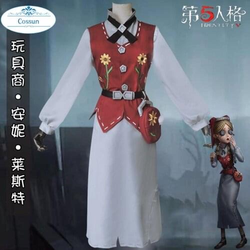 Anime! Identity V Anne Lester Toyman New Survival Lovely Uniform Cosplay Costume Halloween Carnival Party Outfit For Women 2021