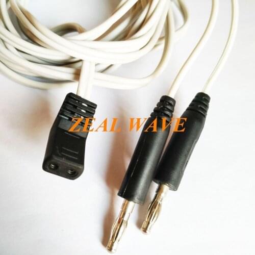 Bipolar Coagulation Forceps Wire Coagulation Forceps Cable U.S. Gauge Rounded Two-Pole Forceps Wire