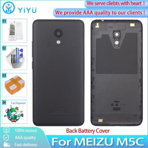 Original Housing For MEIZU M5C M710H M710Q Back Battery Cover Rear Door Case For MEIZU M5C Housing Cover Free Tools