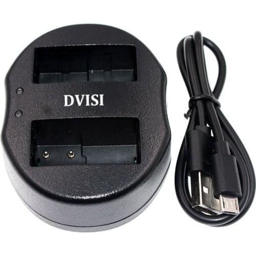 DVISI DMW-BLC12 DMW-BLC12E BLC12 Dual USB Charger for Panasonic Lumix FZ1000 FZ200 FZ300 G5 G6 DMC-GX8 GH2 G7 FX8 FX9 FX10