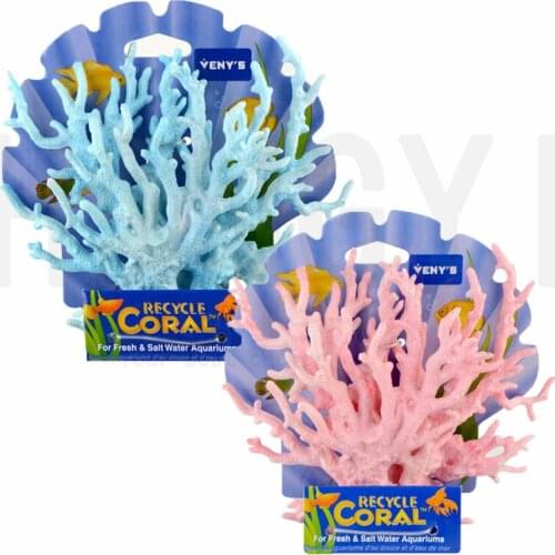 Blue pink seabed simulation aquarium coral aquarium aquarium landscaping soft coral hard coral