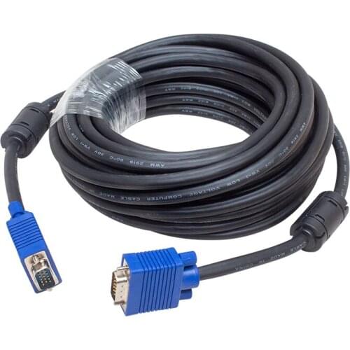 VGA CABLE 15 PINOUTS MALE/MALE 20 METRE POWERMASTER