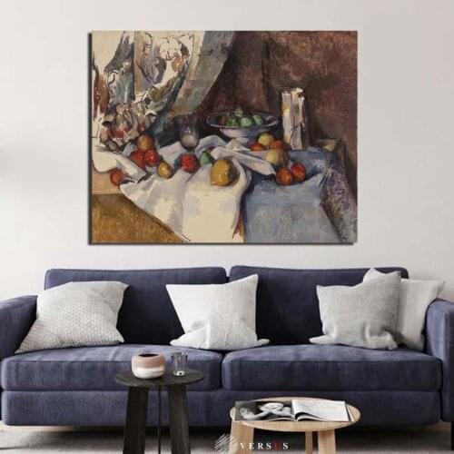 Paul Cezanne Watercolour Canvas Painting Print Living Room Home Decoration Modern Wall Art Oil Painting Posters Pictures Frame