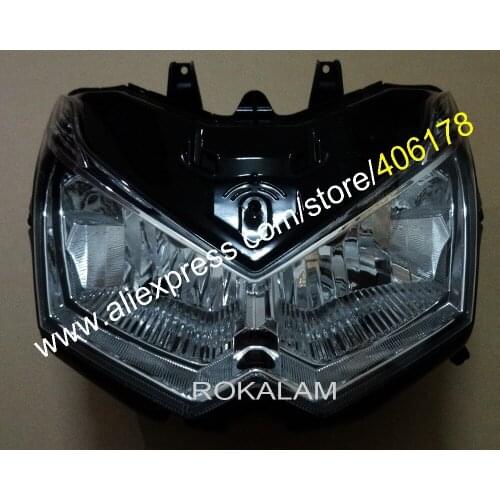 Hot Sales,Motorcycle Replacement Head Light Lamp Assembly For Kawasaki Z1000 2010 2011 2012 2013 Z 1000 Headlight Frontlight