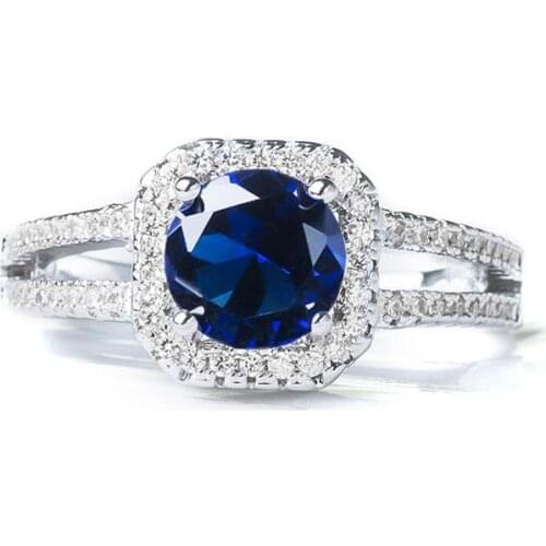 MISANANRYNE Clear CZ Zirconia Fashion Jewelry Wedding Ring New Arrival Round Type Rings Size 5 6 7 8 9 10 11 12