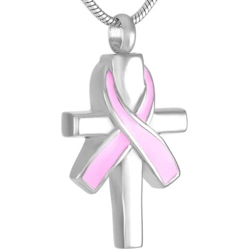 Ijd9310 Women Stainless Steel Cute/Romantic Pink Yellow Green White Cremation Cremation Jewelry Pendants Necklace