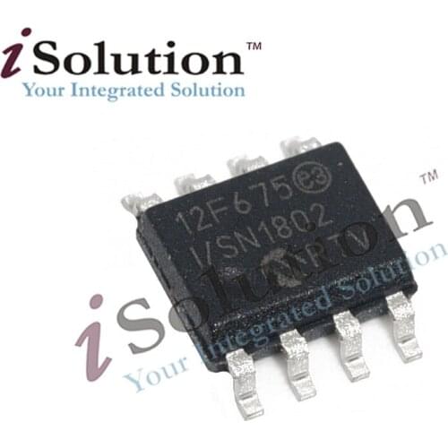 PIC12F675-I/SN 12F675-I/SN MCU 8BIT 1.75KB FLASH 8SOIC New and Original