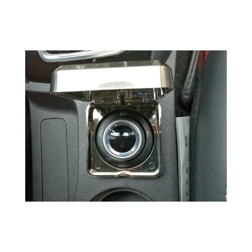 QDAEROHIVE car accessories All-wheel-drive box to protect 4WD switch cover chromium ABS Transparent Box for D-MAX MU-X 2012-2019
