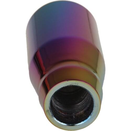 Manual Transmission 5- Colorful Silver Sport Gear Stick Knob Head