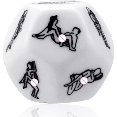 Sex Toys for Couple Funny Sex Dice Love Sexy Posture Humour Gambling Erotic Craps Dice Adult Game 12 Sides