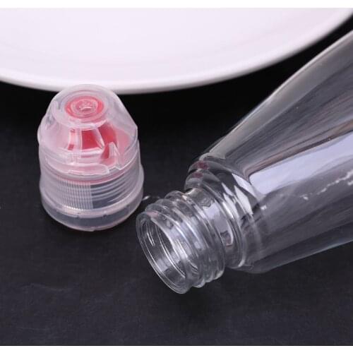 Squeezable Bottle Condiments Container Travel Sized Reusable Dispenser Of 400g Honey Capacity For Sauce Ketchup Honey U2JD
