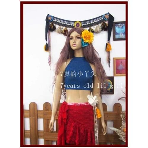 Belly Dance Lace Top Lace Vest DE12