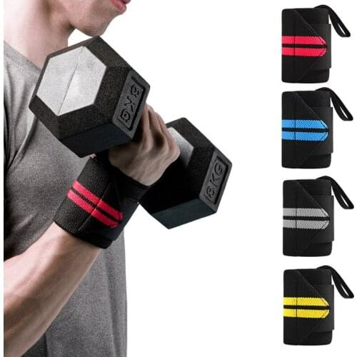 1PC Weight Lifting Wrist Support Elastic Bandage Hand Sport Wristband Gym Training Fitness Protective Wrist Brace Wrap Strap